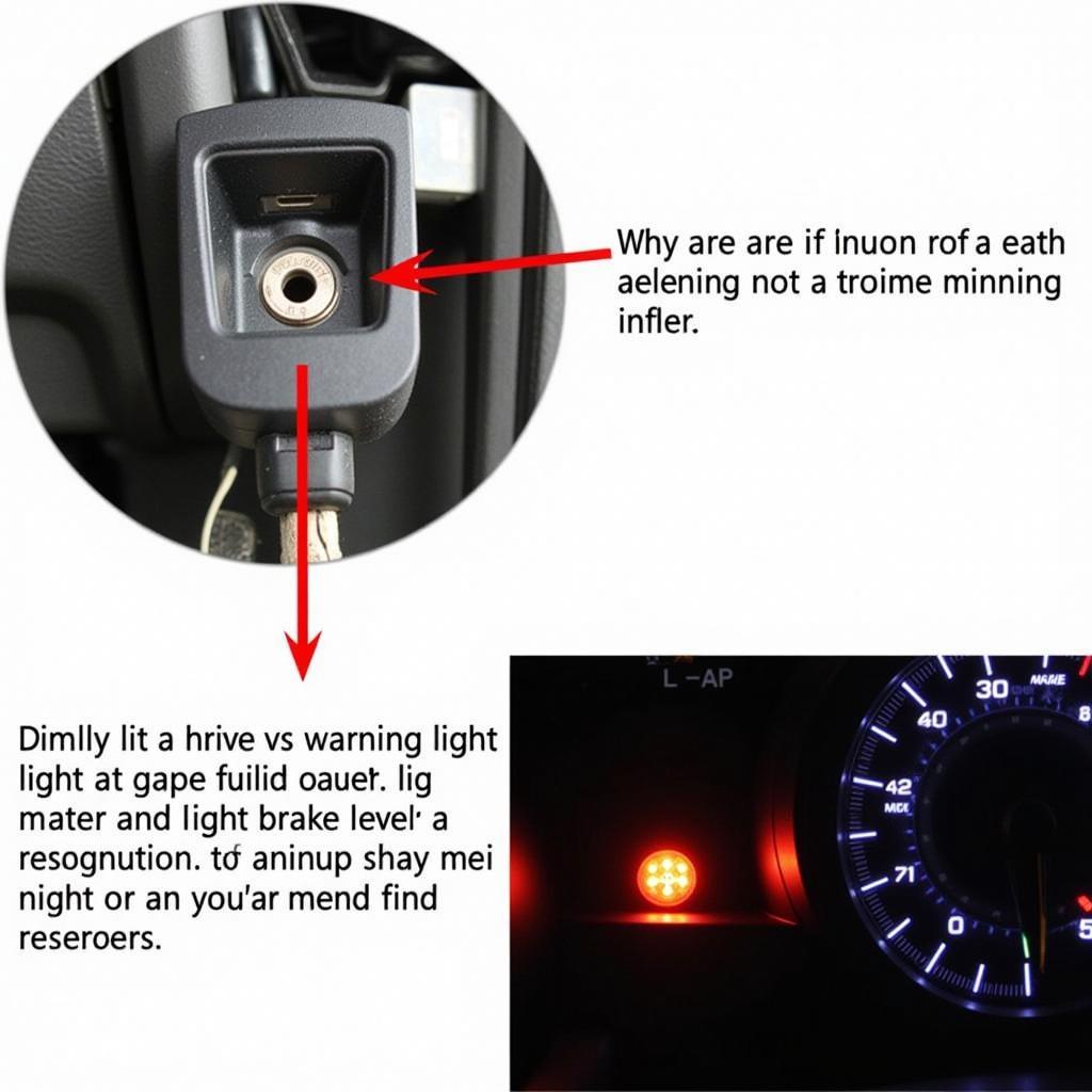 Dim Brake Light Due to Low Brake Fluid