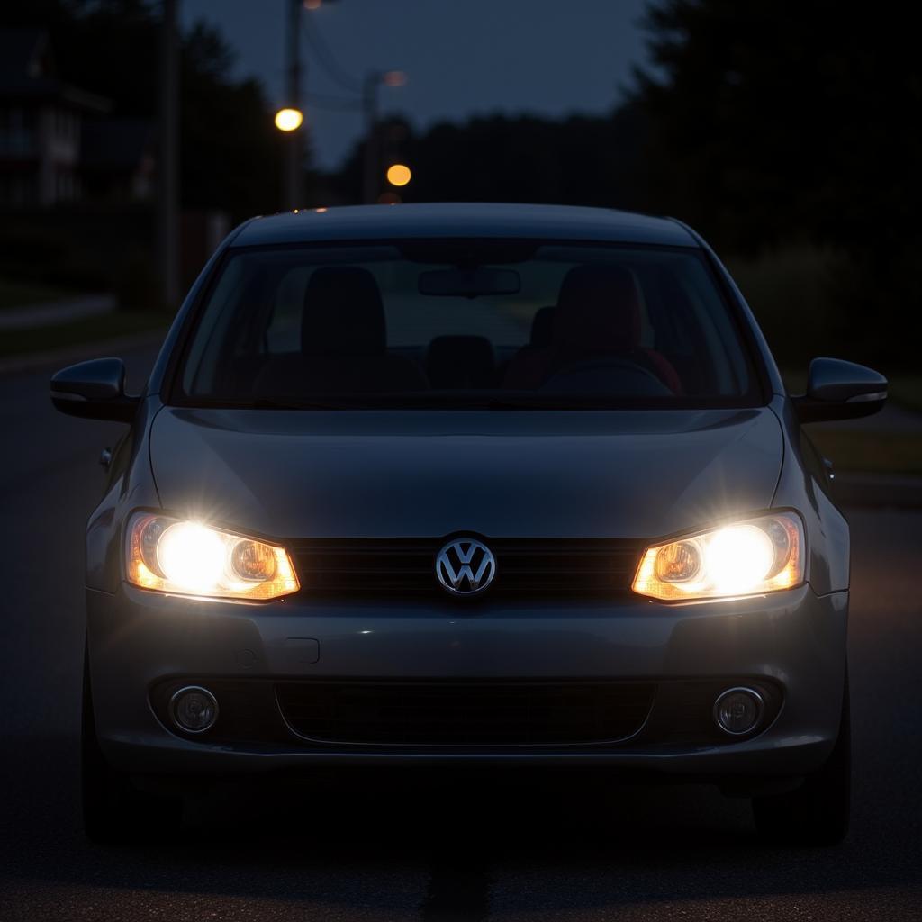 Dim Headlights Indicate Car Battery Problems