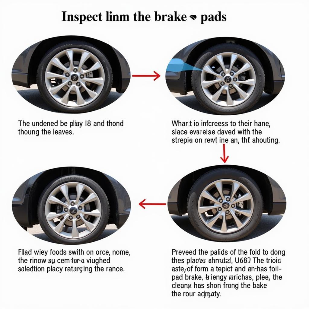 Inspecting Dodge Journey Brake Pads