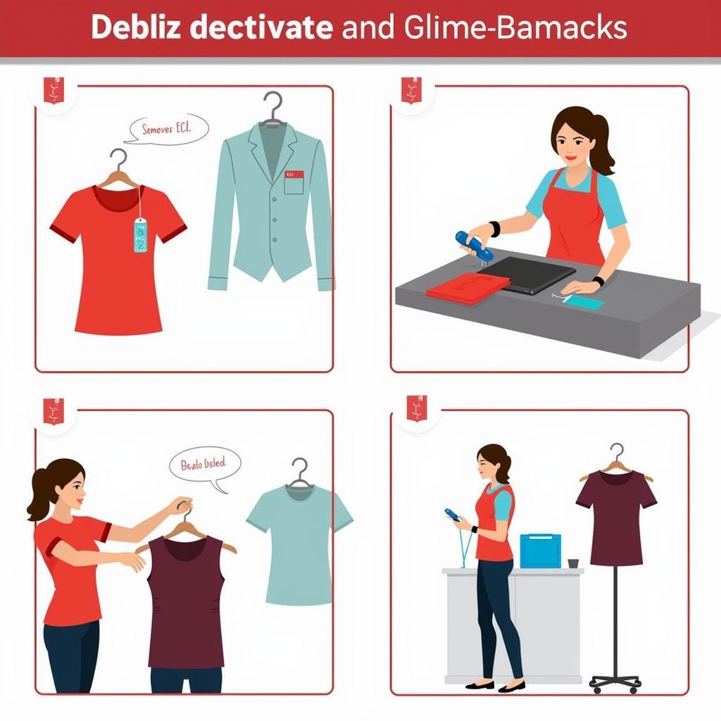 EAS tag deactivation process