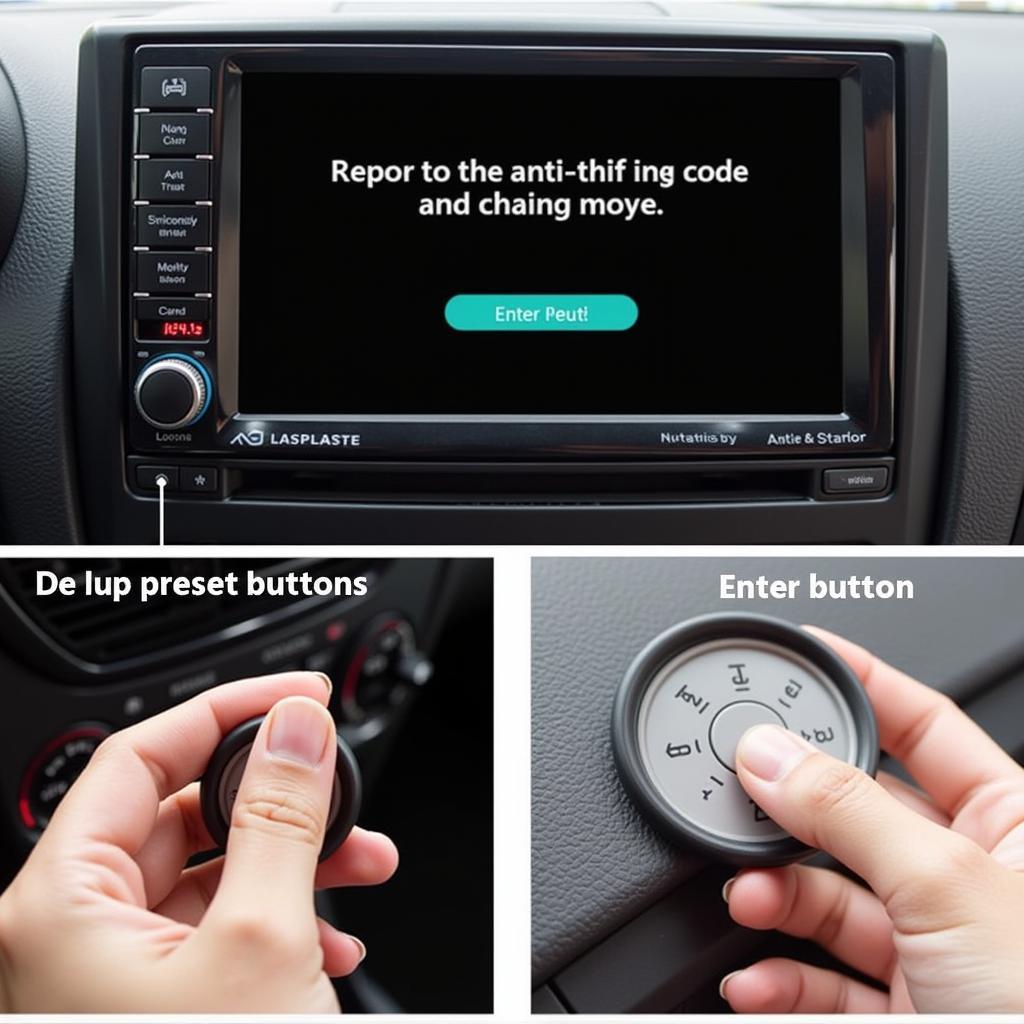 Entering the Car Radio Anti-Theft Code