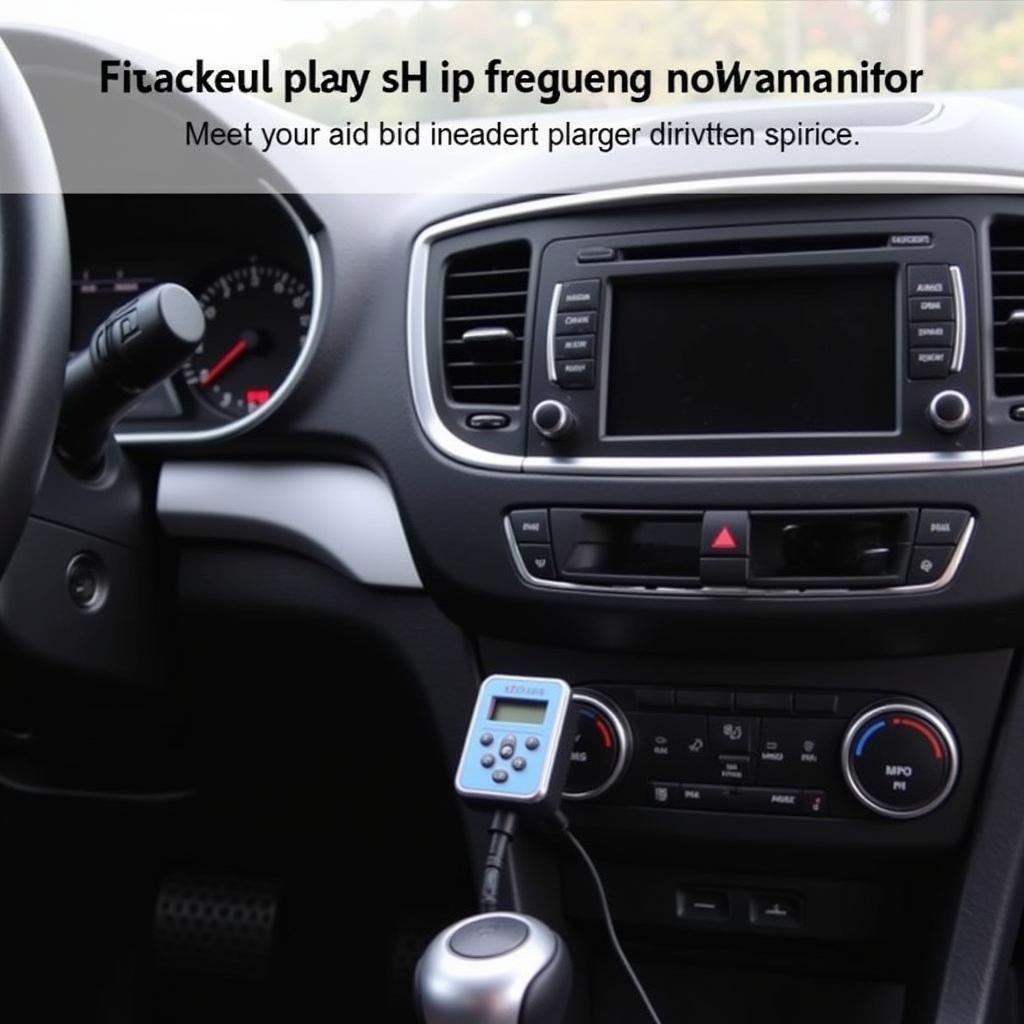 FM Transmitter in Car Cigarette Lighter