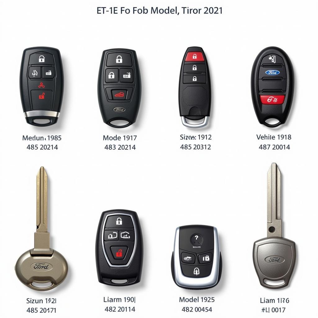 Different Types of Ford Key Fobs