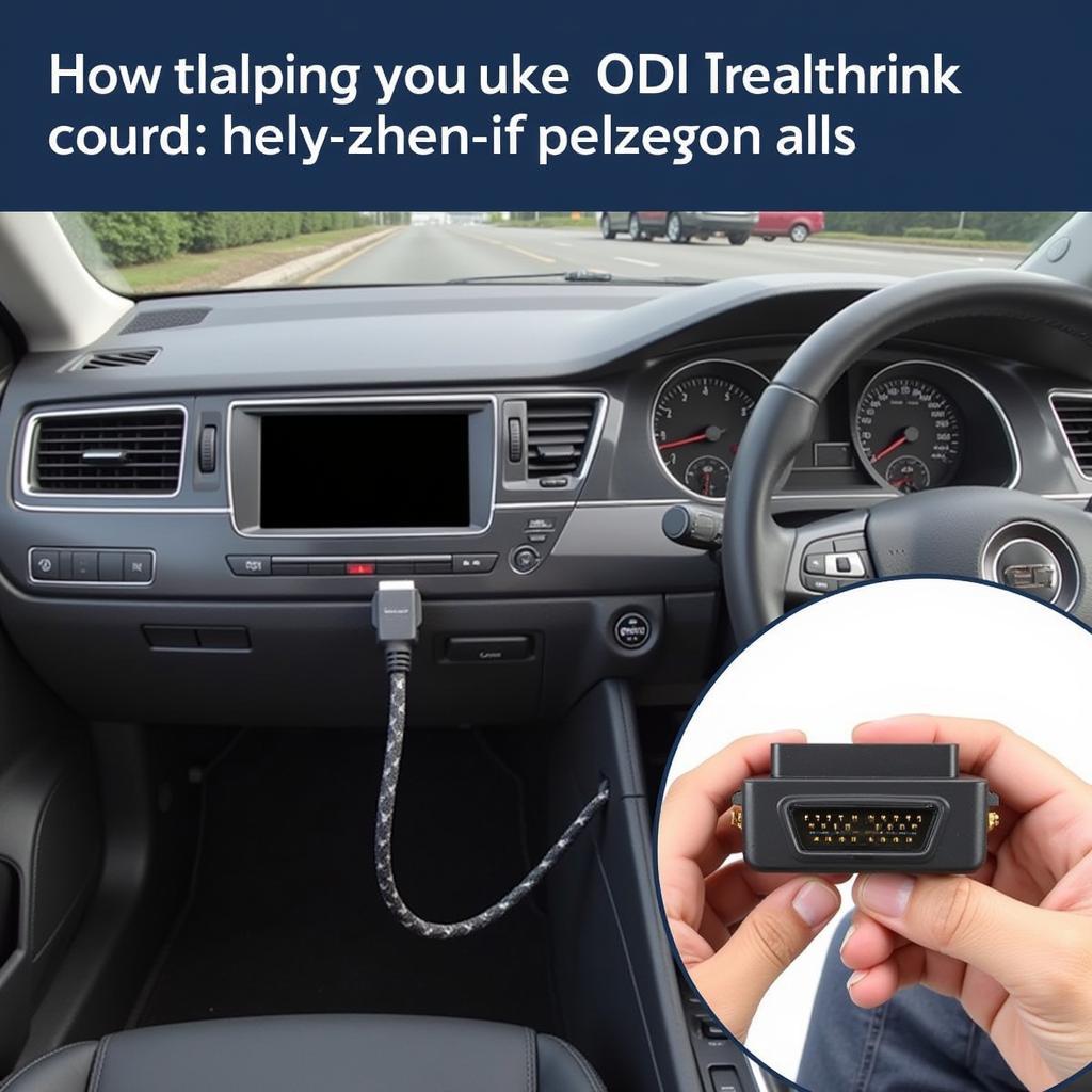 Genuine VCDS Interface Connected to VW