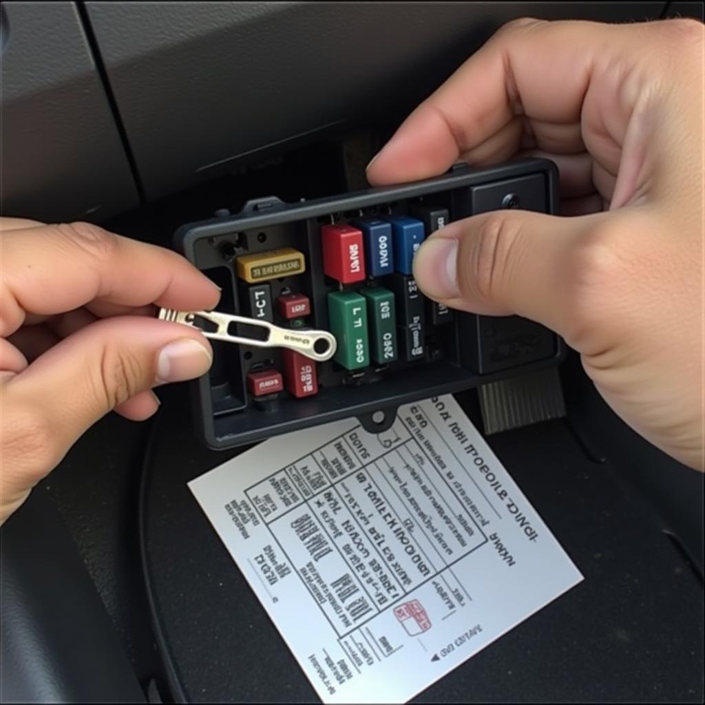 GMC Sierra Trailer Brake Fuse Check