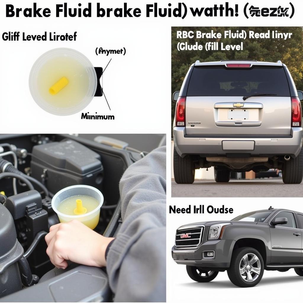 Checking GMC Yukon Brake Fluid Reservoir