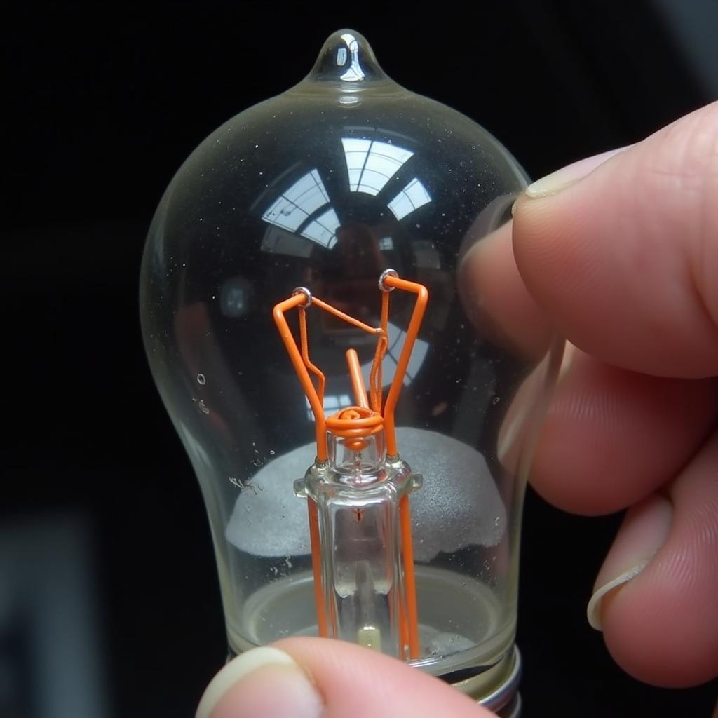 Blown Brake Light Bulb on a Hyundai