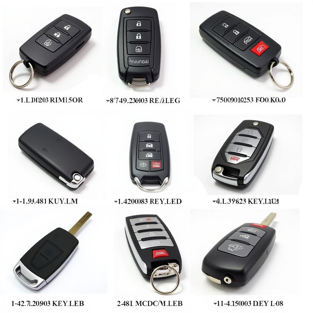 Different Types of Hyundai Key Fobs