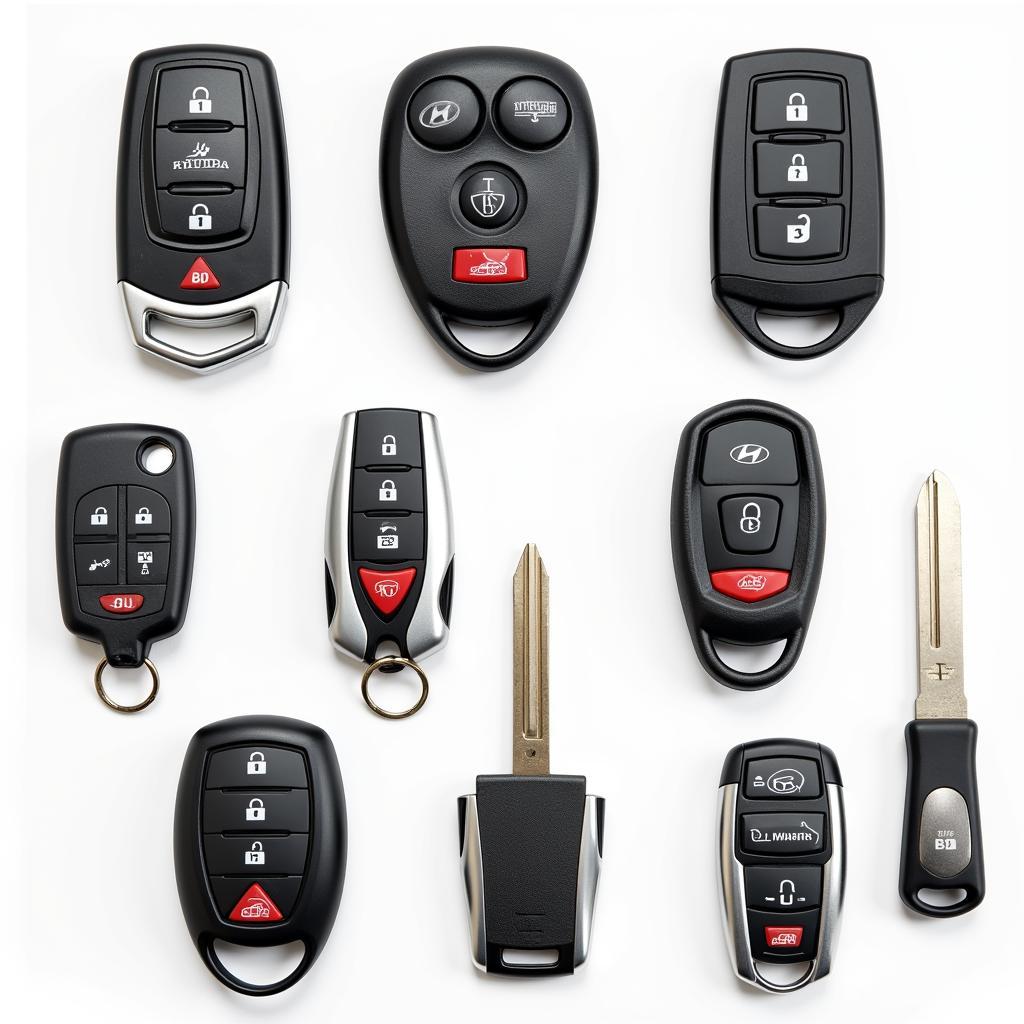 Different Types of Hyundai Key Fobs