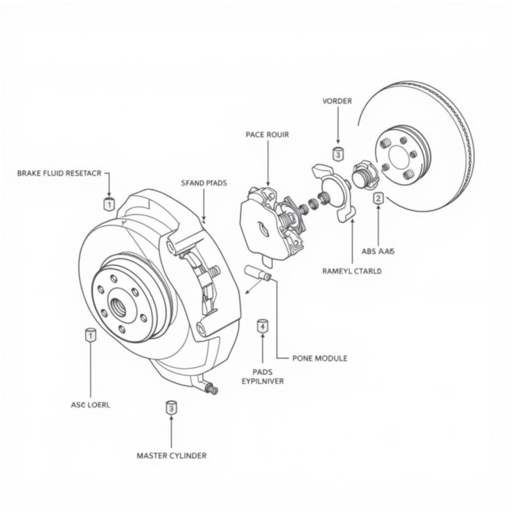 Infiniti QX50 Brake System Components