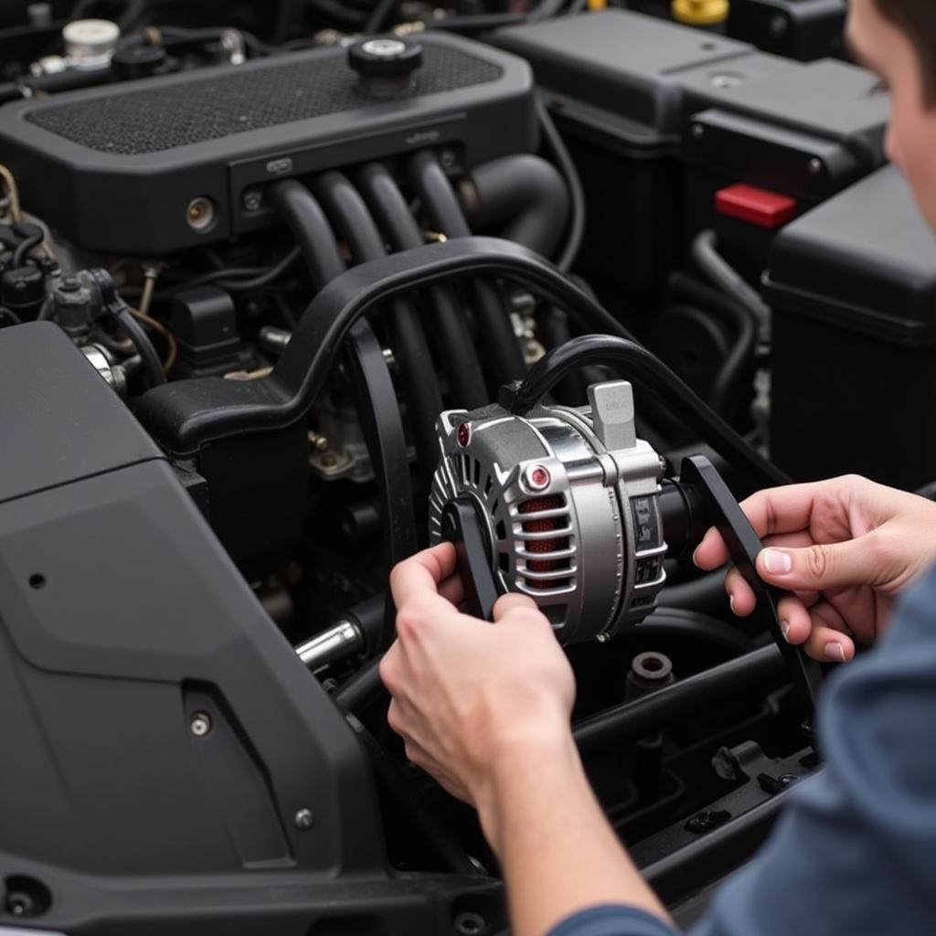 Checking the Alternator on a 2019 Jeep Cherokee