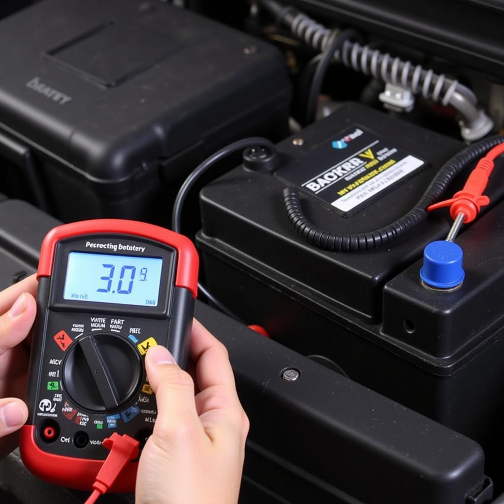 Testing the Battery of a 2019 Jeep Cherokee