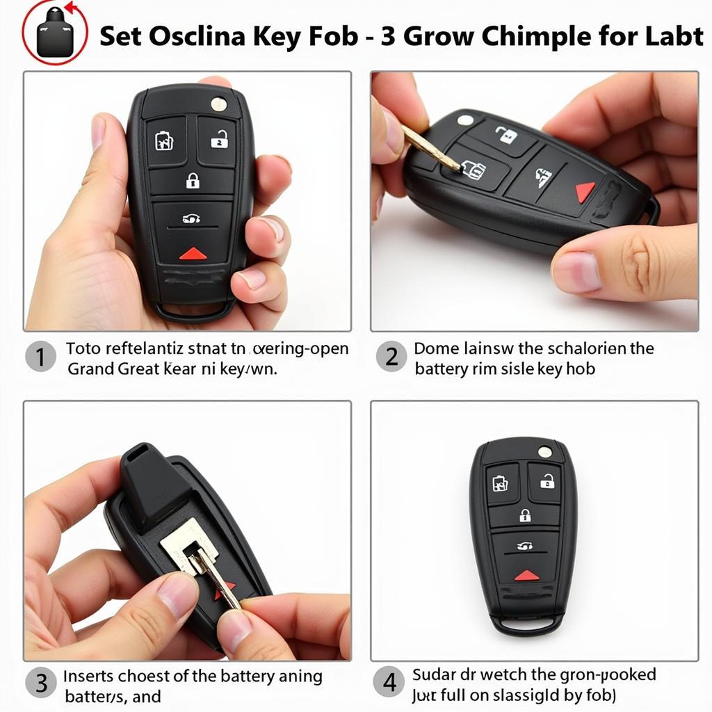 Replacing the battery in a Jeep Grand Cherokee key fob