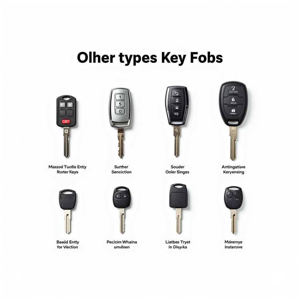 Comparing Different Key Fob Types