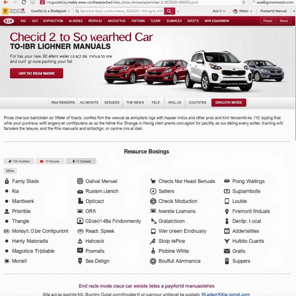 Locating Your Kia Owner's Manual Online