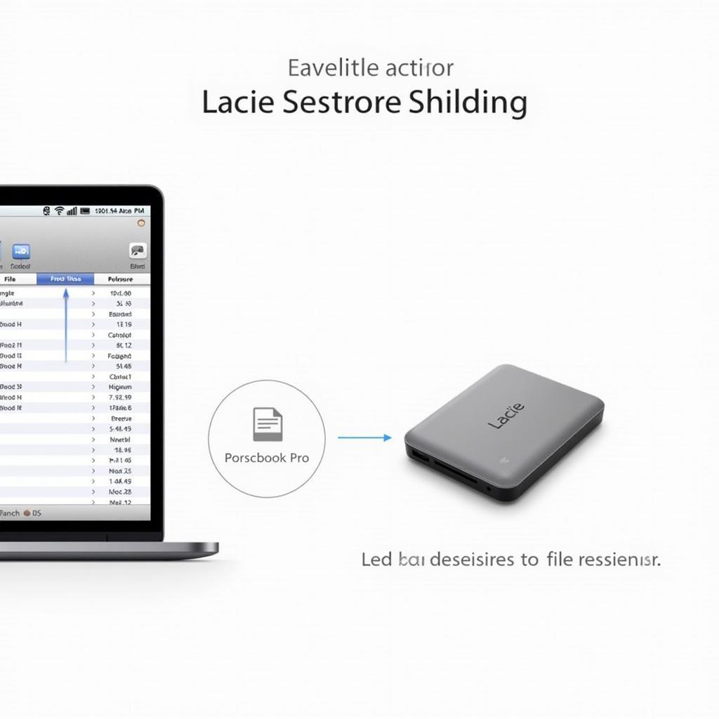 File Transfer in Progress from Macbook to LaCie Drive