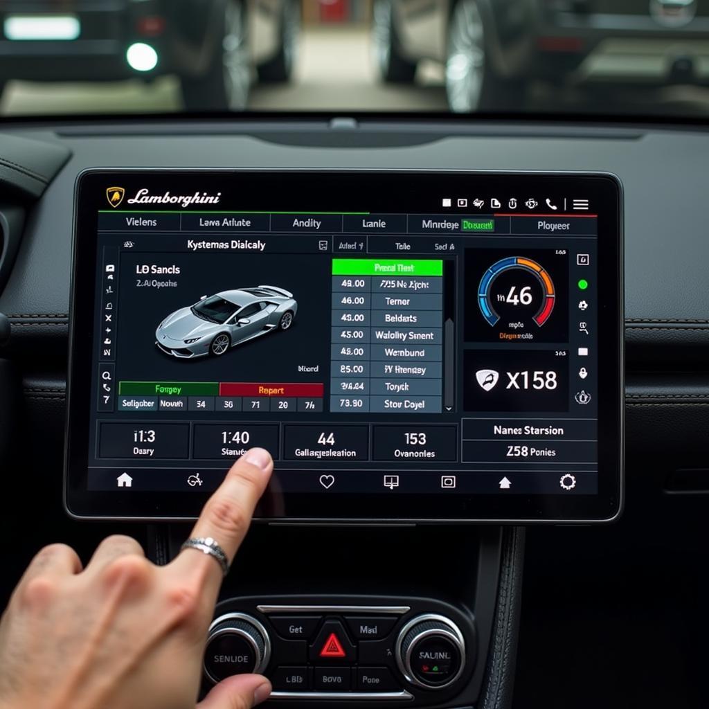 Lamborghini LARA Software Interface