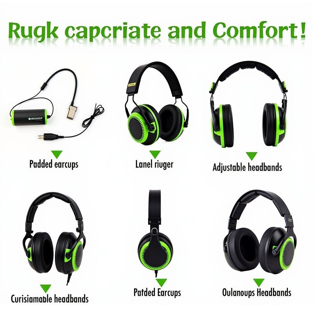 Comfortable and Durable Lawn Care Headsets