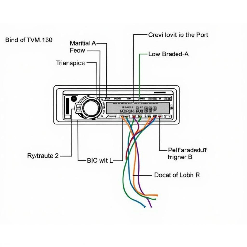 Logik Car Radio Wiring Diagram Example