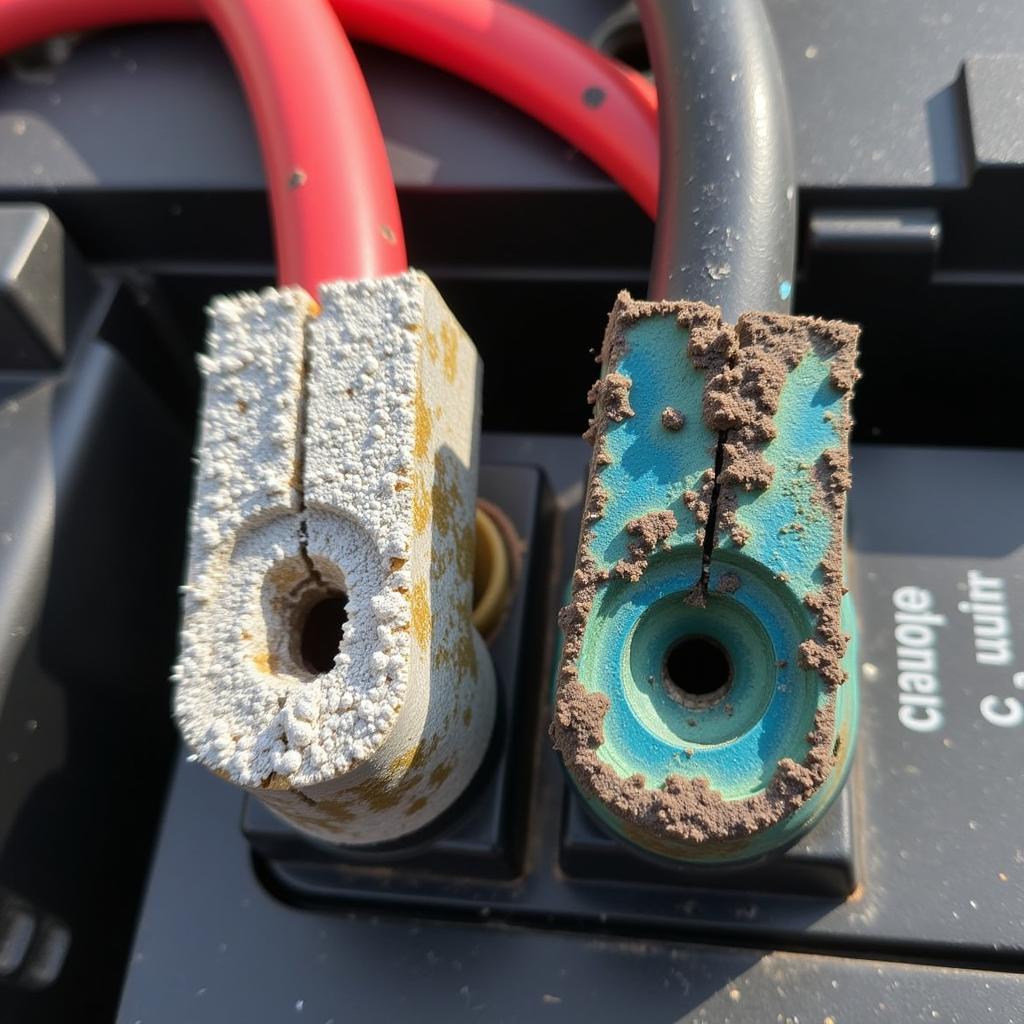 Loose and Corroded Car Battery Terminals