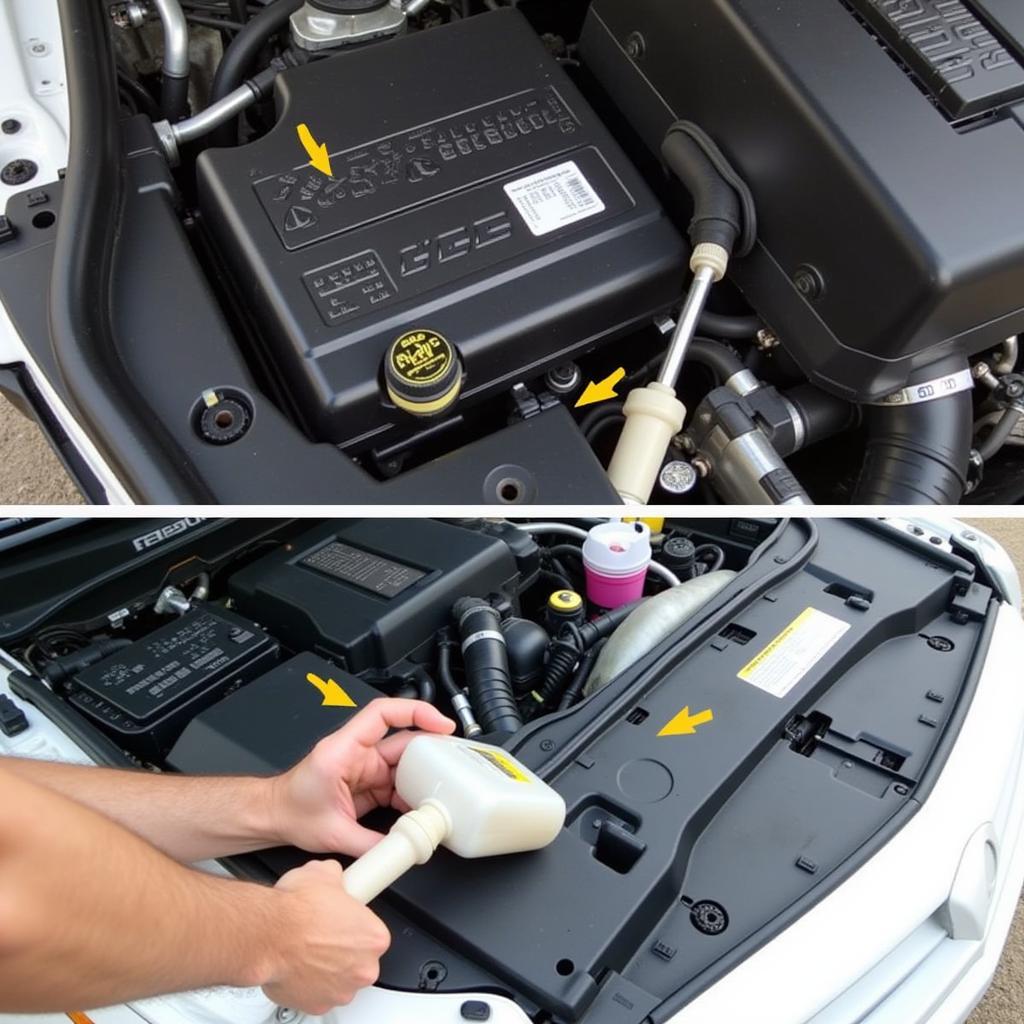 Checking Power Steering Fluid Level in Mercedes