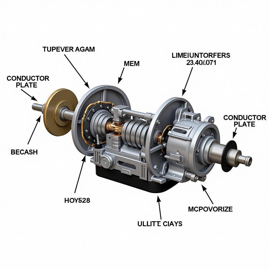 Mercedes 722.6 Transmission Components Diagram