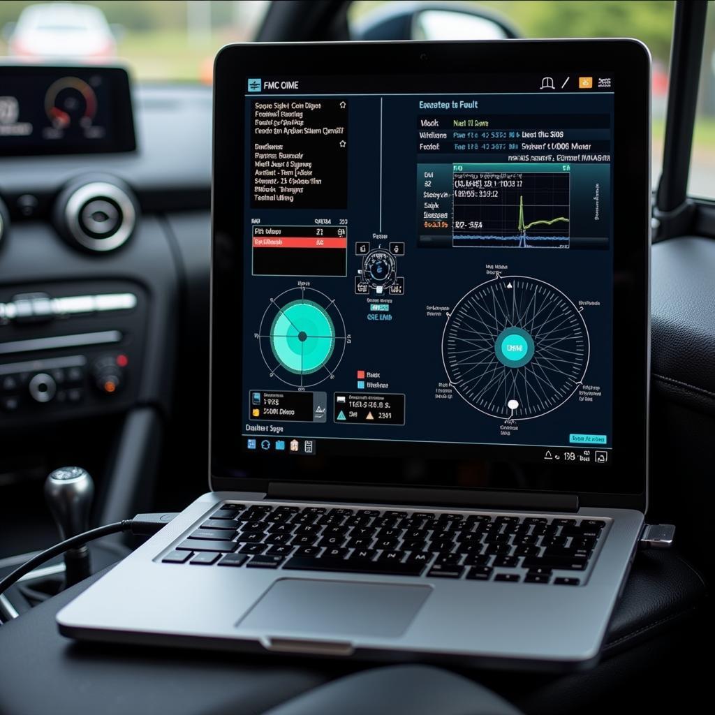 Mercedes A Class Diagnostic Software on Laptop