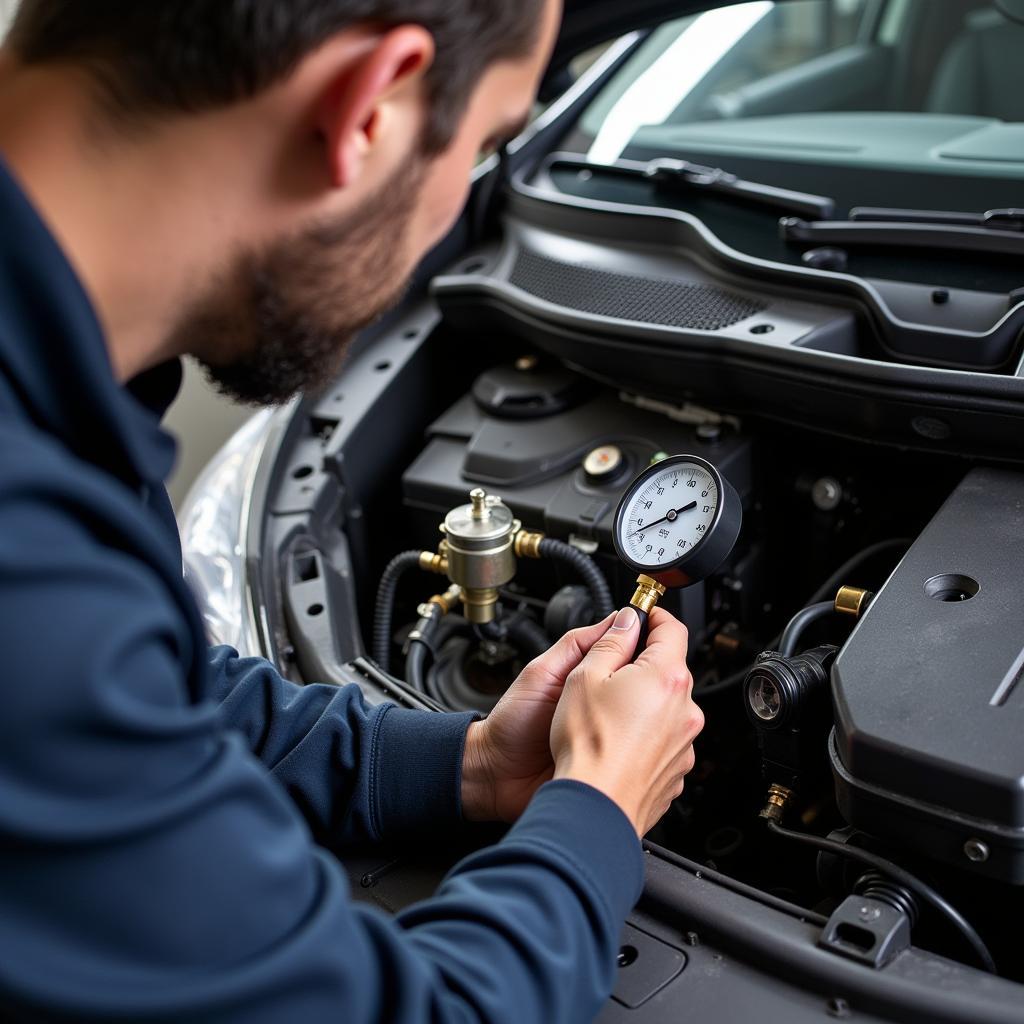 Mercedes Benz AC System Inspection