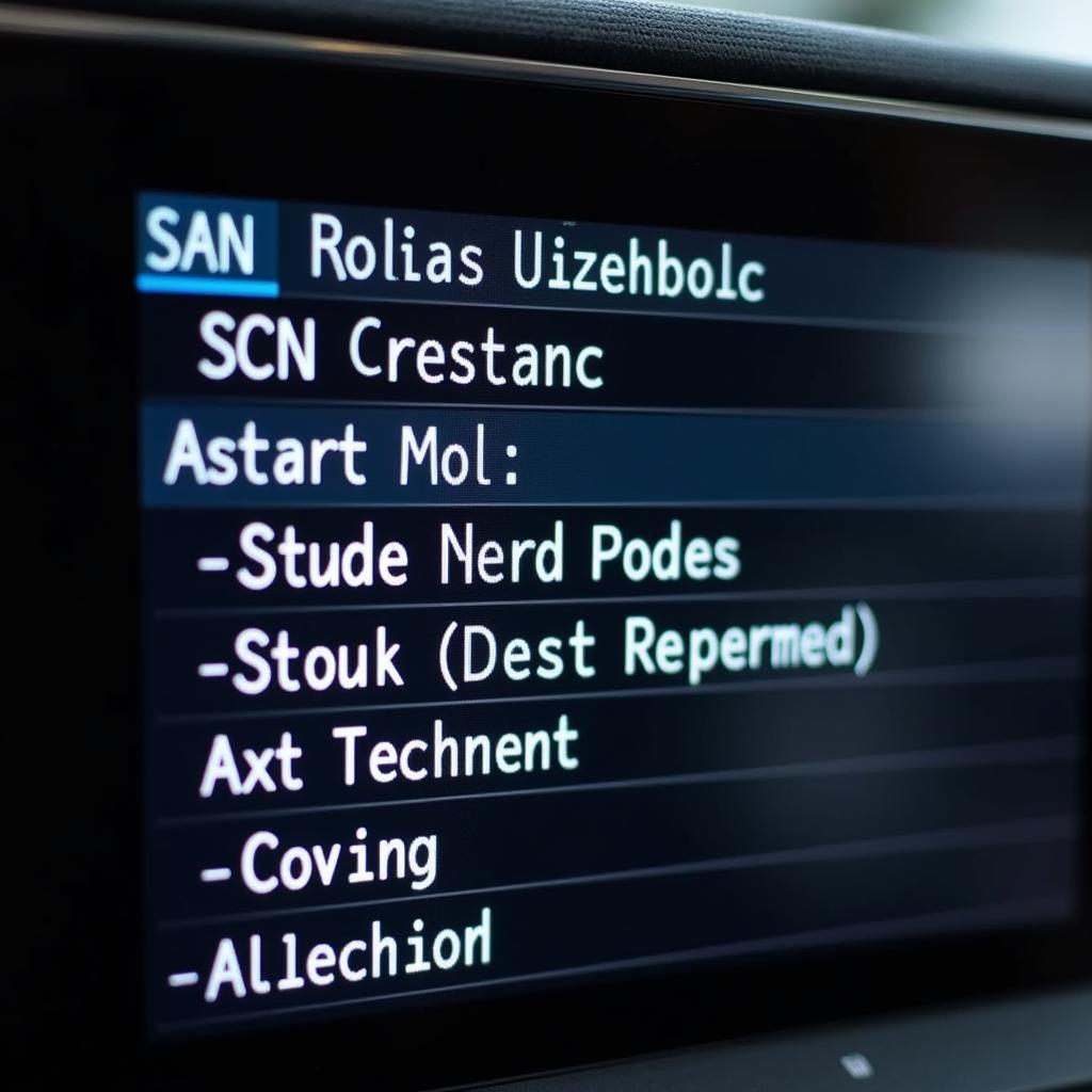 Mercedes-Benz Diagnostic Software Interface in Action