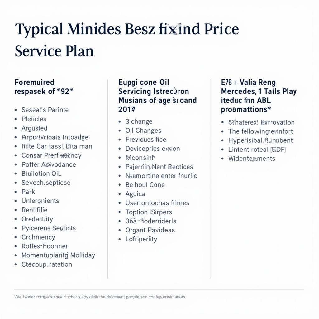 Mercedes Benz Fixed Price Servicing Explained