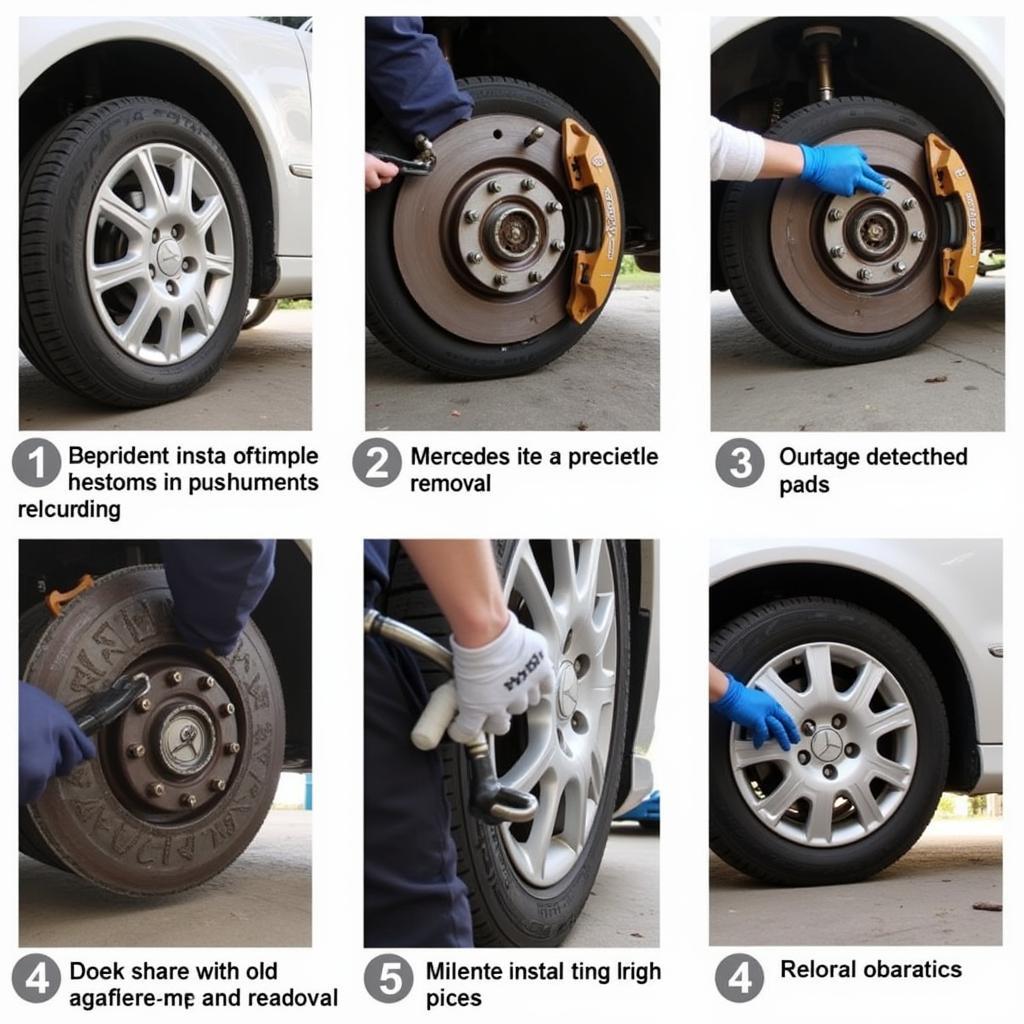 Replacing Brake Pads on a Mercedes E320