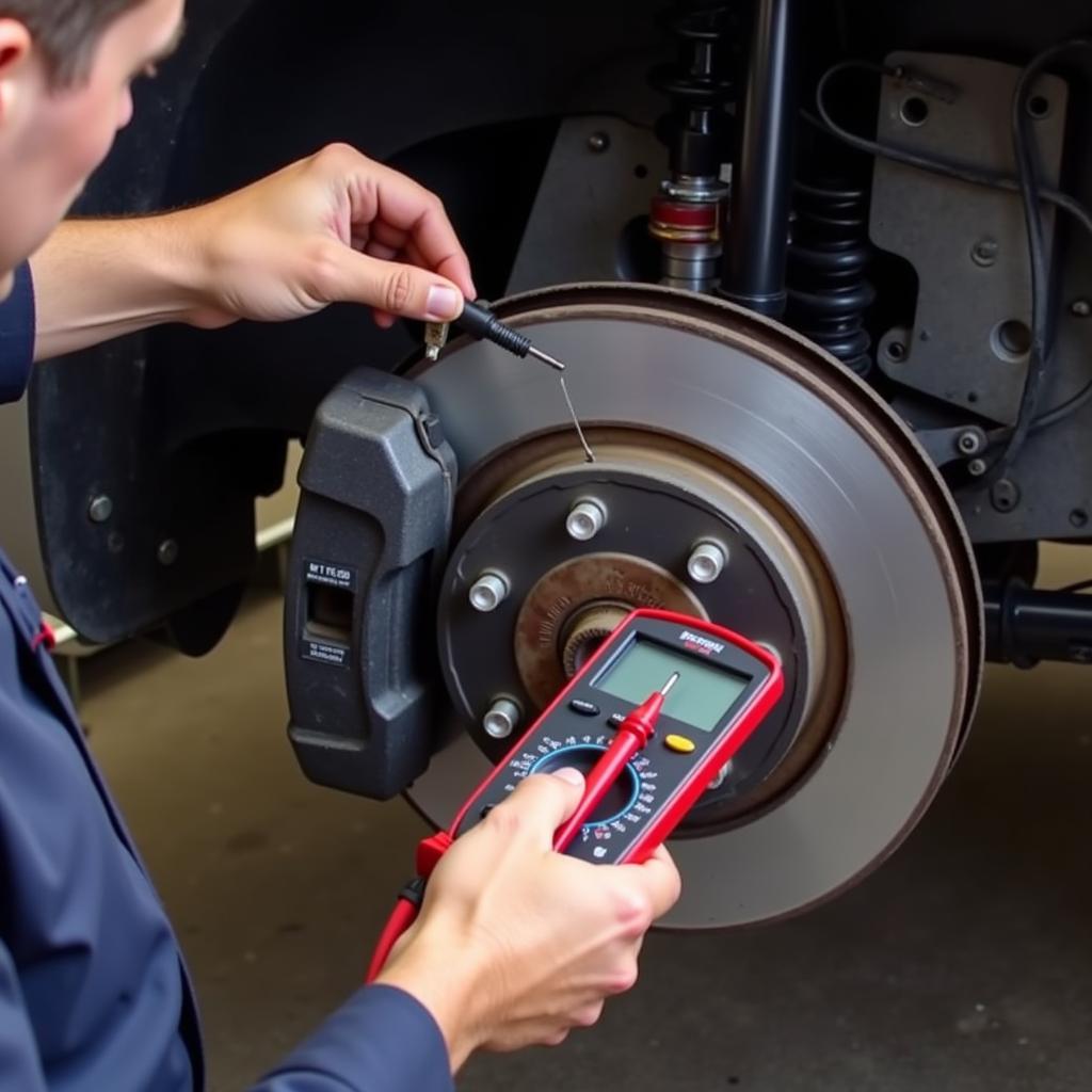 Checking the Mercedes Brake Pad Sensor