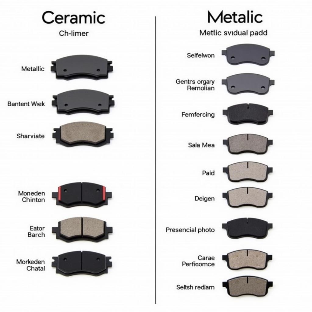 Mercedes Brake Pad Types Comparison