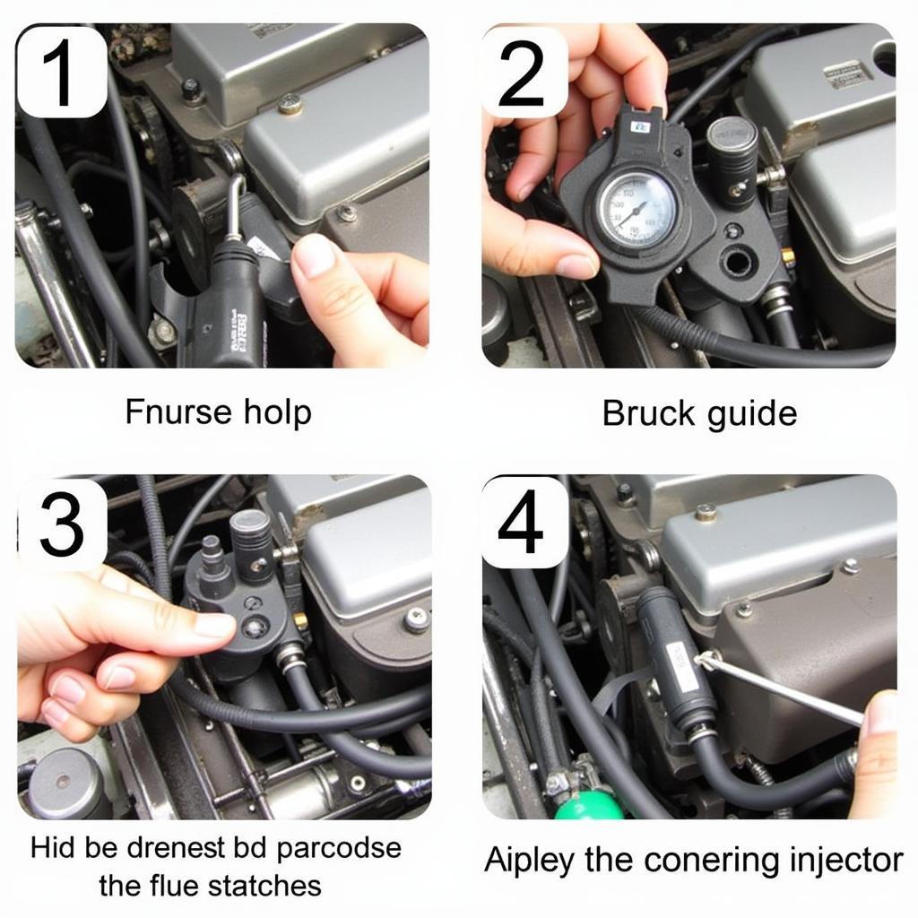 Replacing a Fuel Injector on a Mercedes C240 for P02098 Code Fix