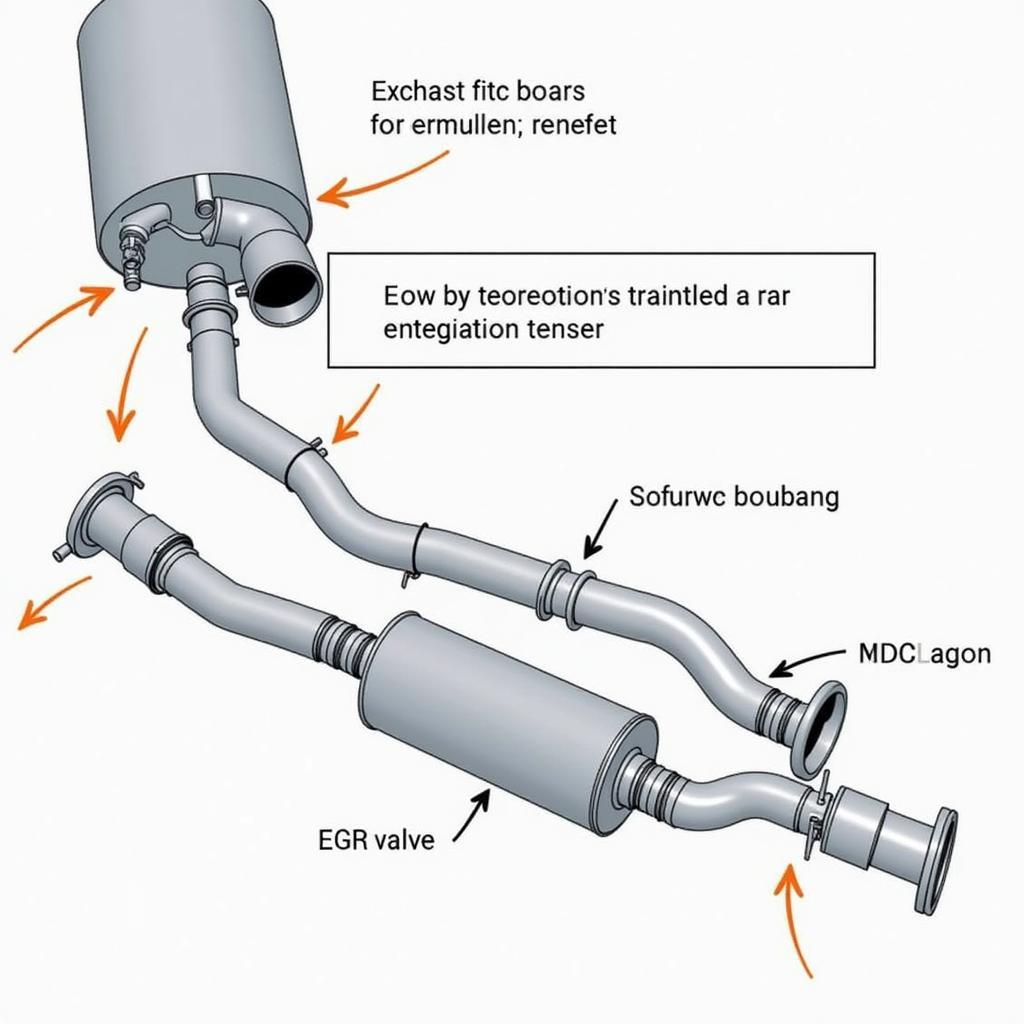 Mercedes Emissions System Components Diagram