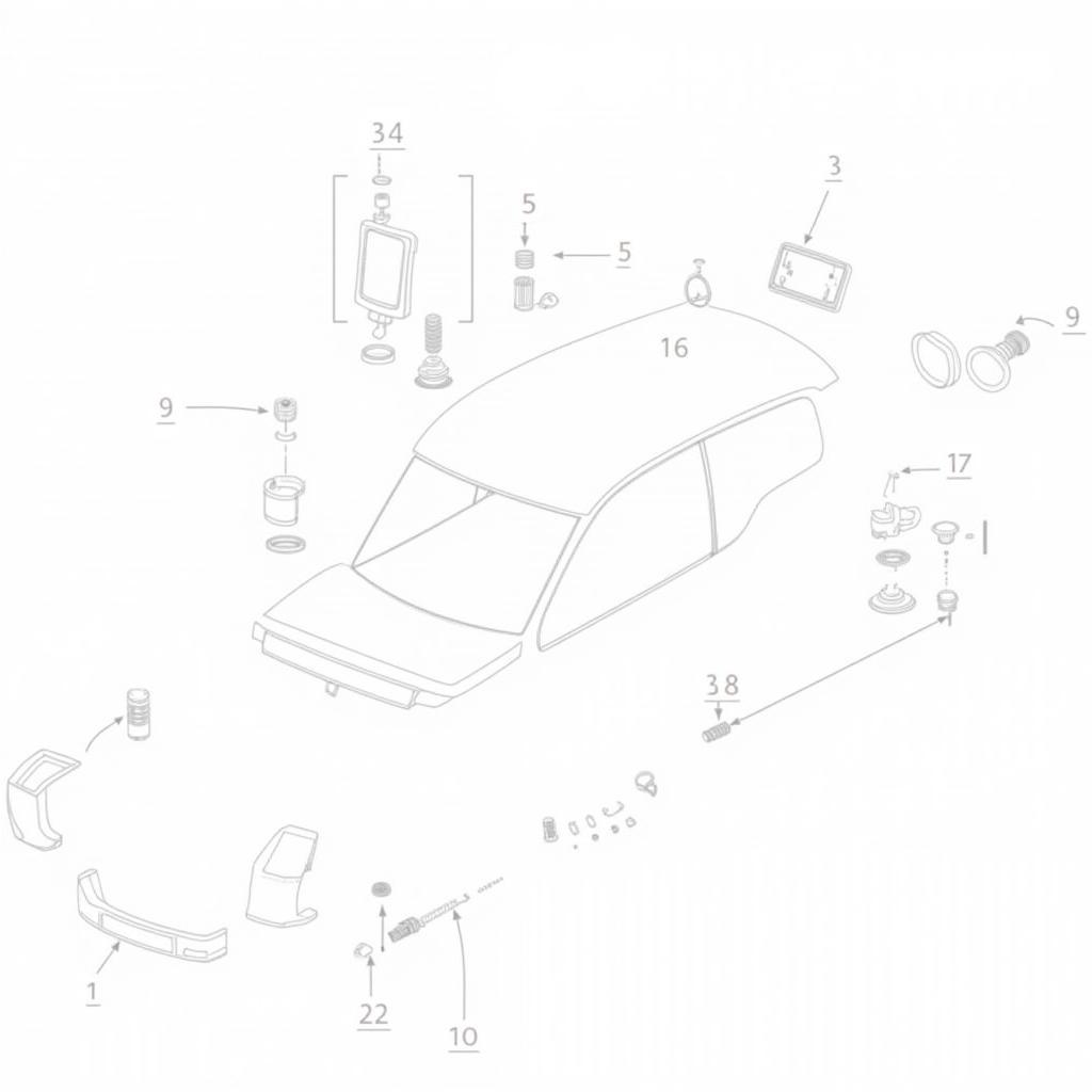 Mercedes EPC Parts Diagram