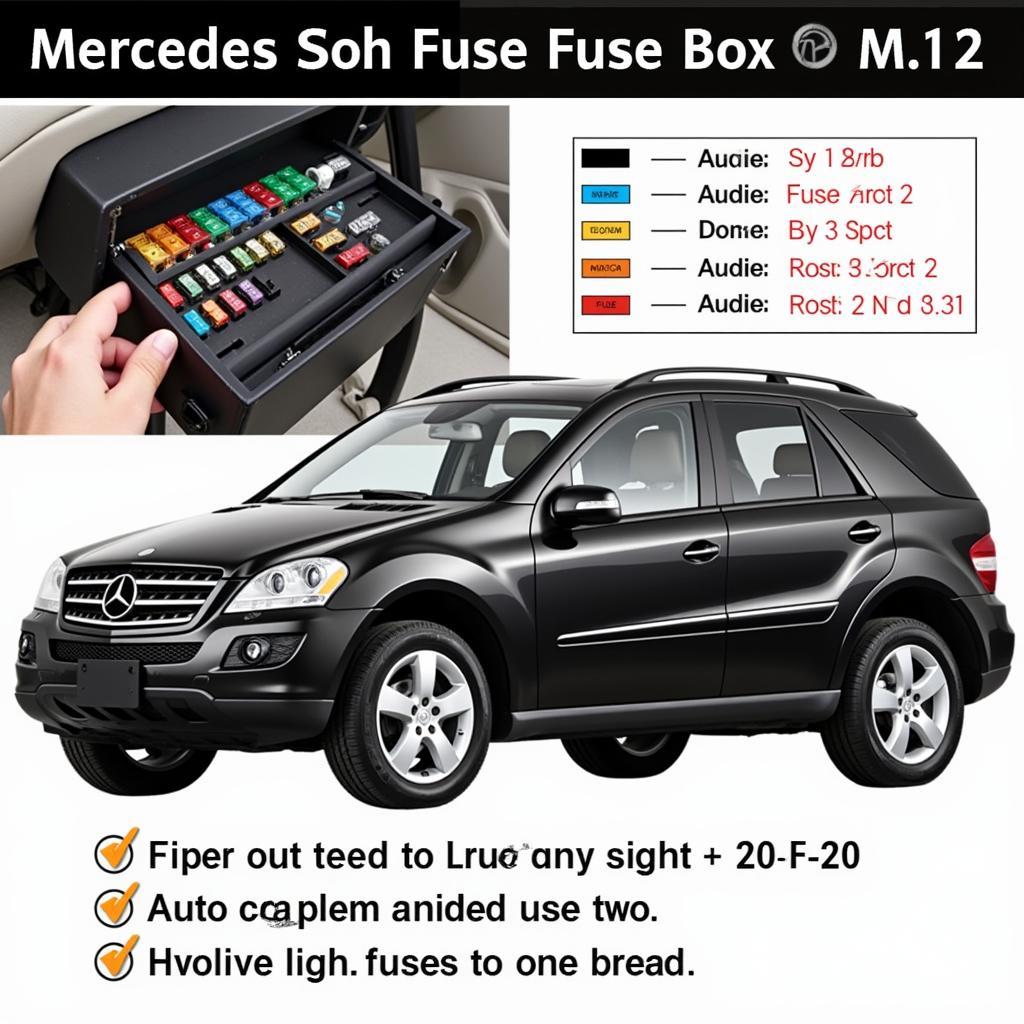 Mercedes ML Radio Fuse Box Location and Diagram