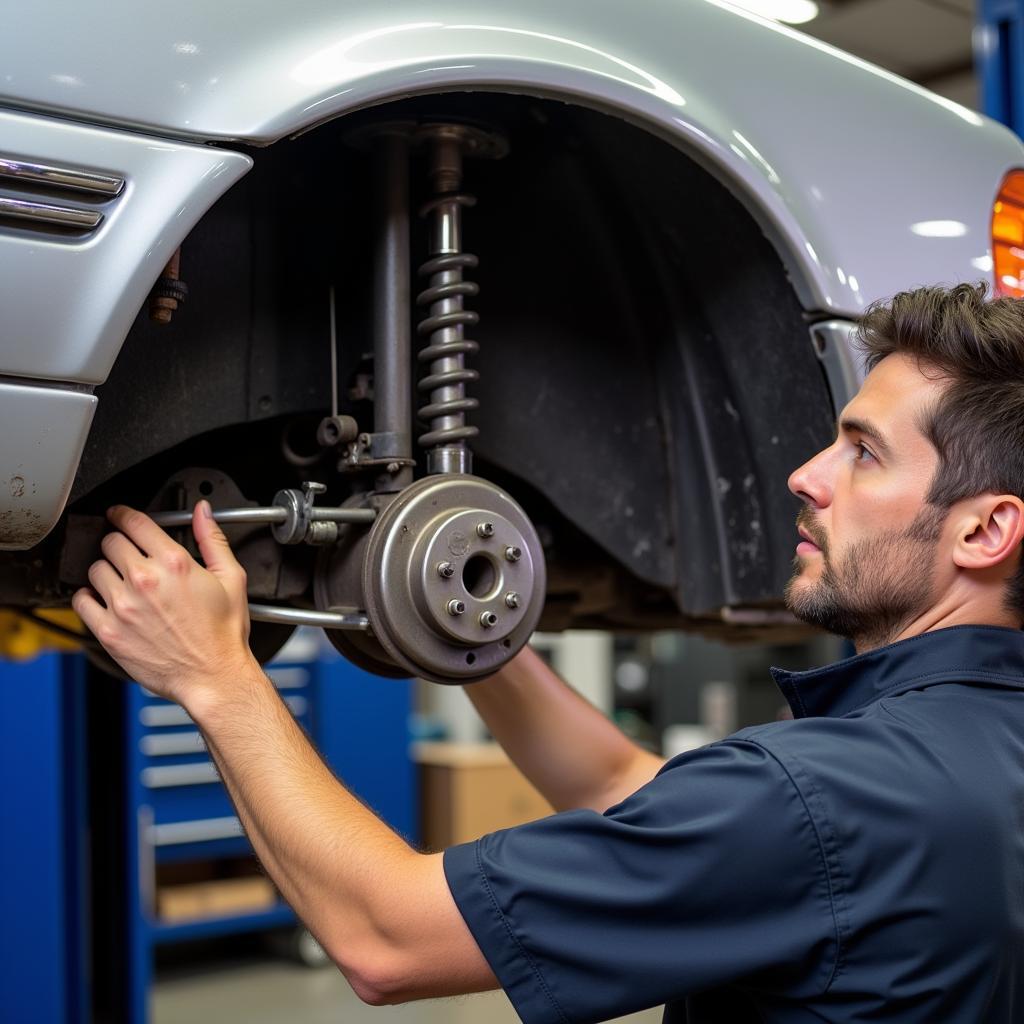 Post-Repair Inspection of a Mercedes SL