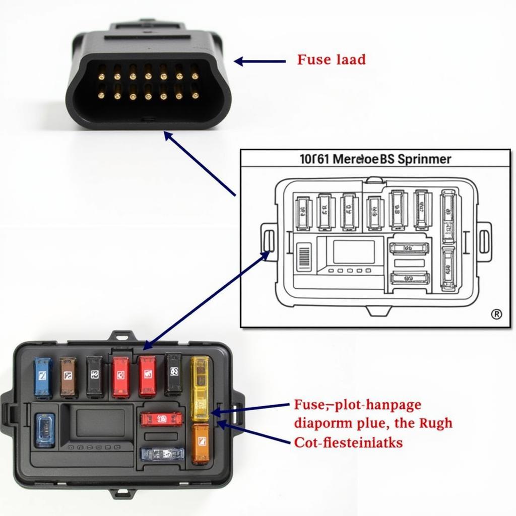 Mercedes Sprinter OBD2 Connector and Fuse Box Diagram