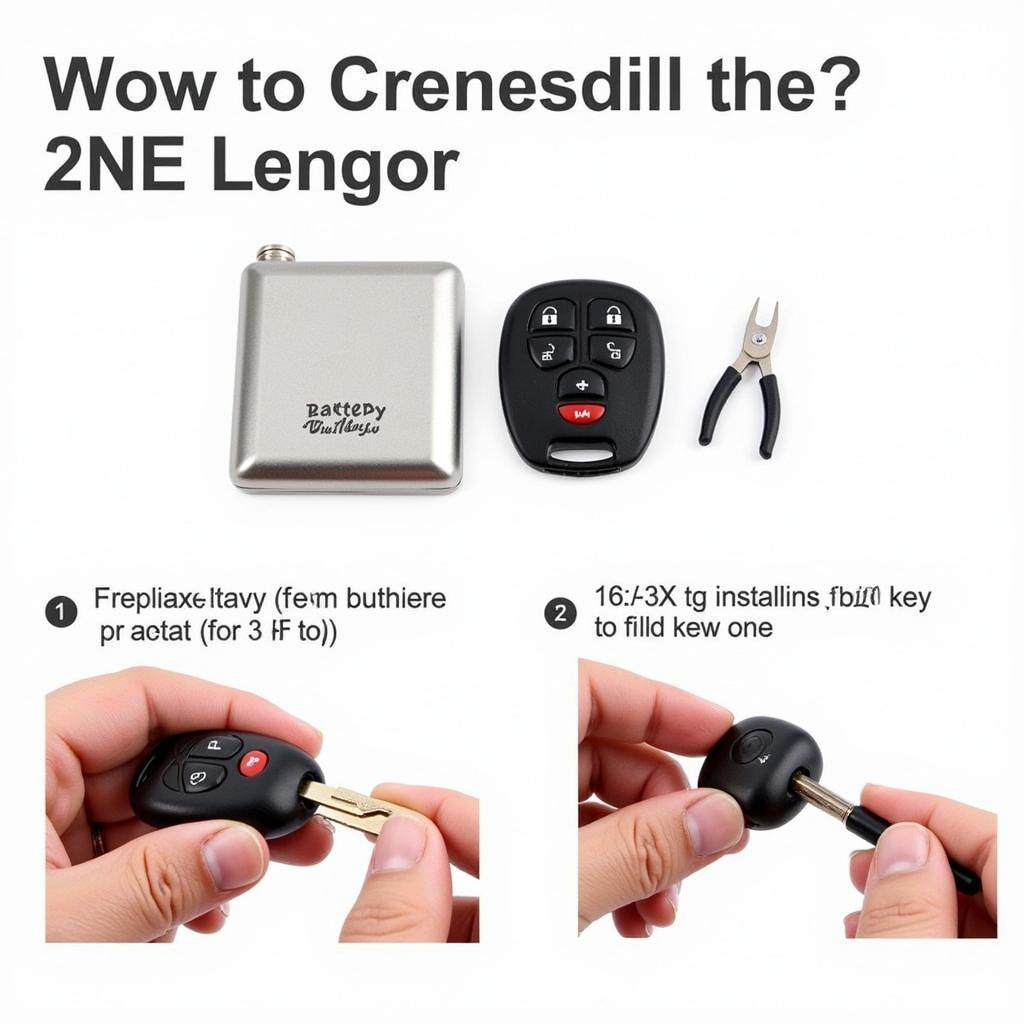 Replacing a Mitsubishi Key Fob Battery