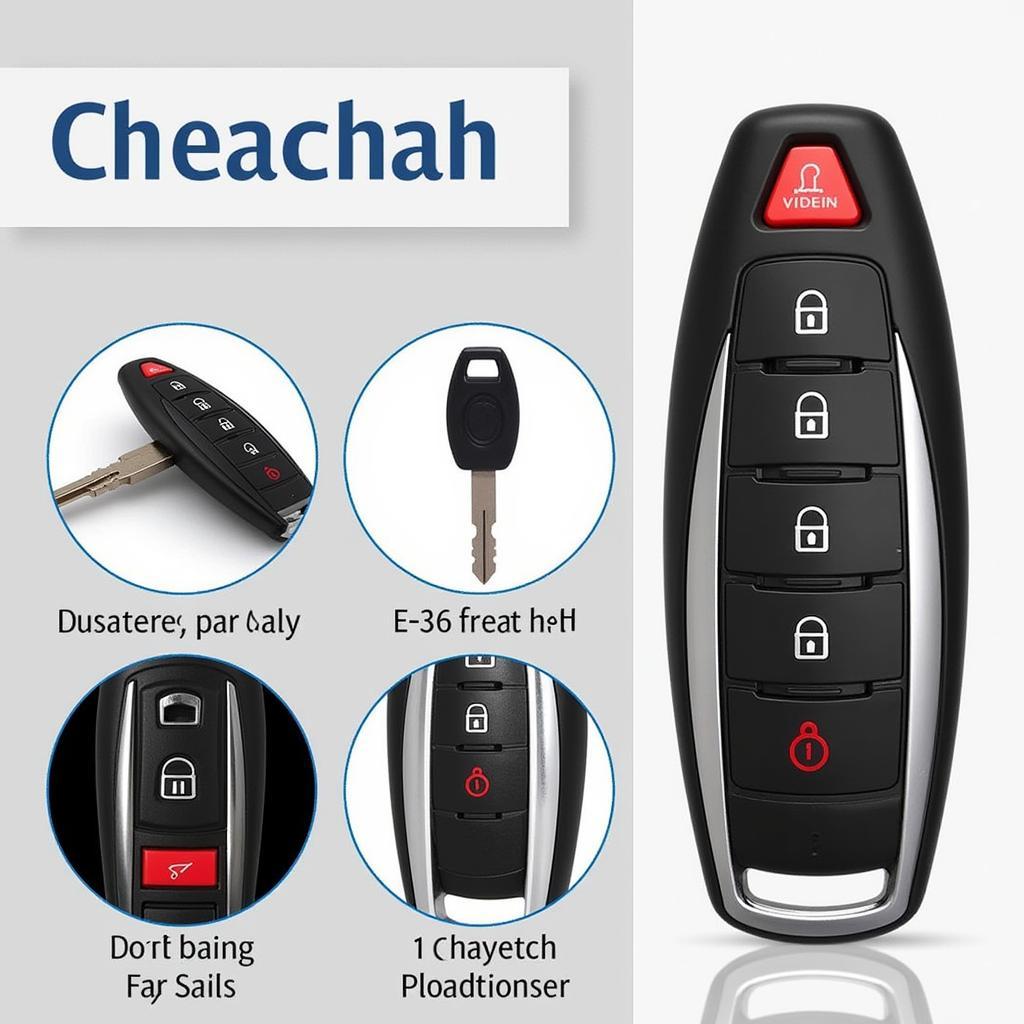 Modern Car Key Fob