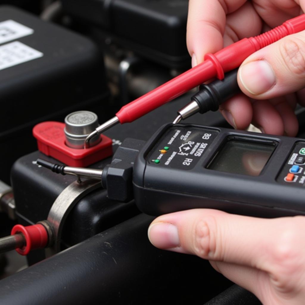 Connecting Multimeter to Car Battery