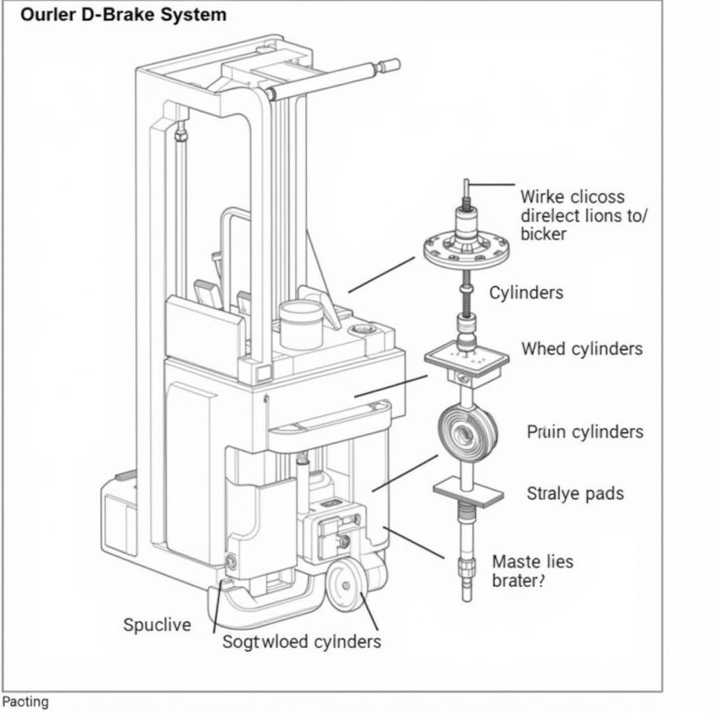 Nissan 50 Forklift Brake System Diagram