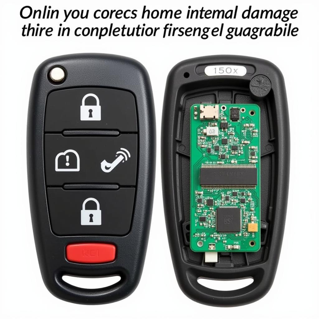 Nissan Key Fob Internal Circuitry