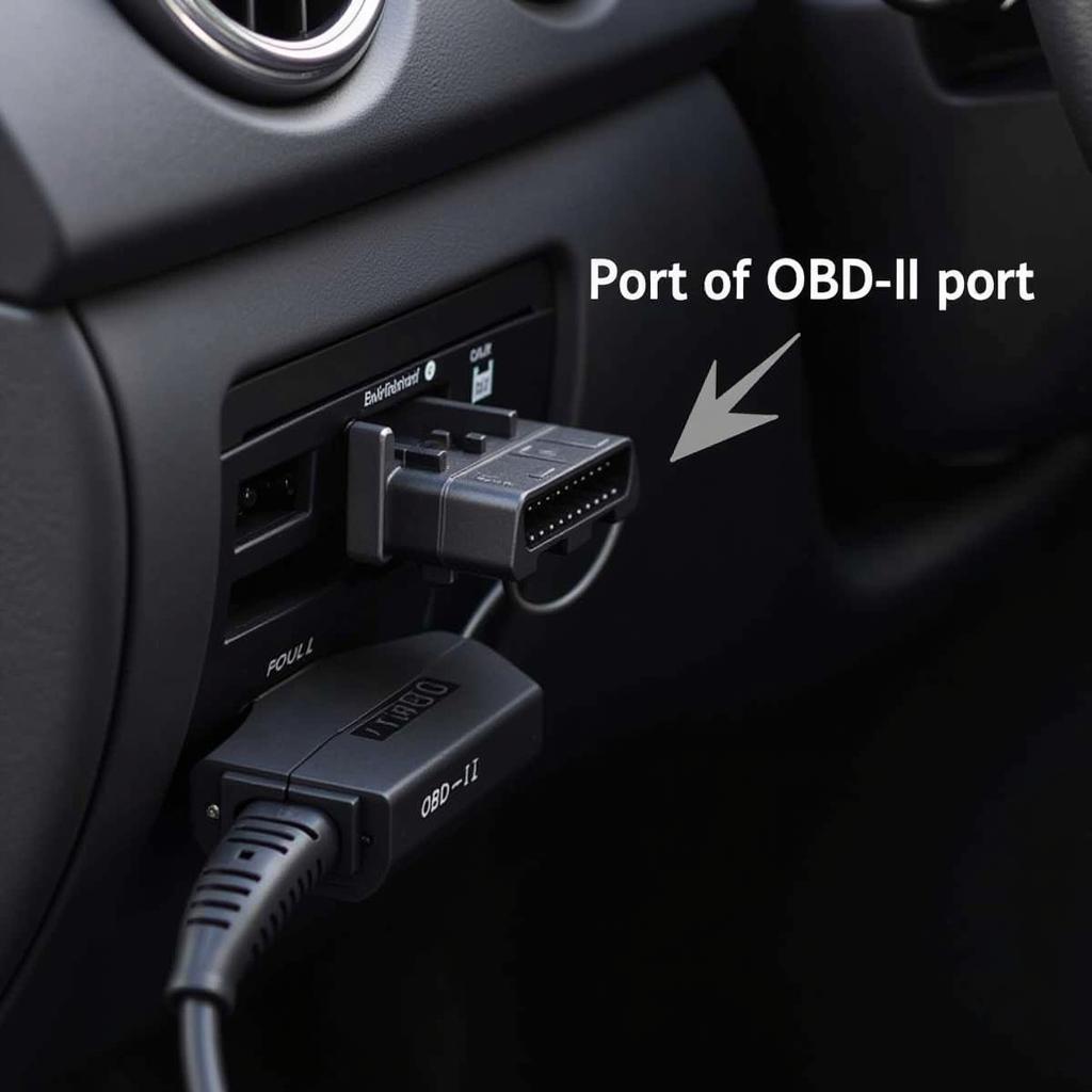 OBD-II Port Location in a Mercedes-Benz