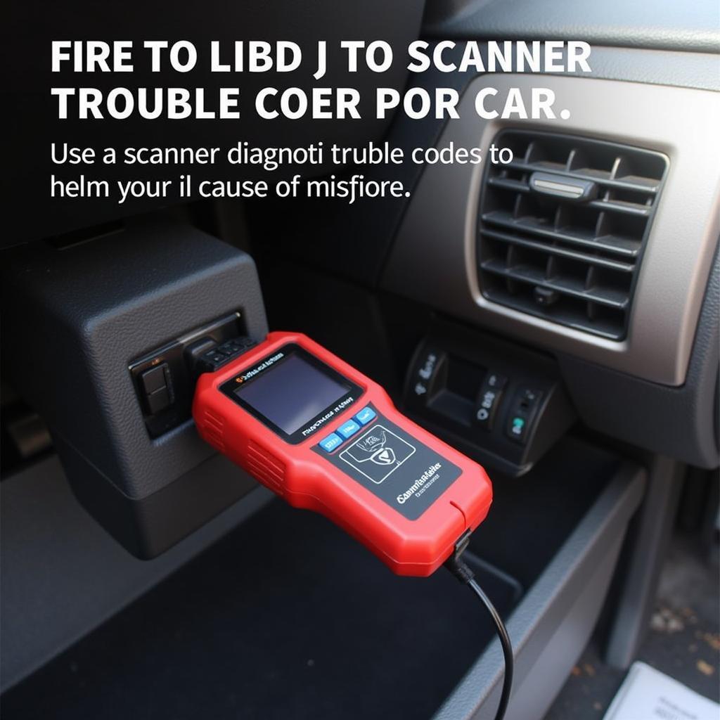 OBD-II Scanner Connected to a Car