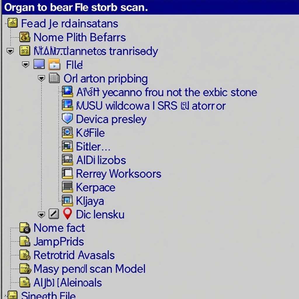 Organized Diagnostic Scan File Storage