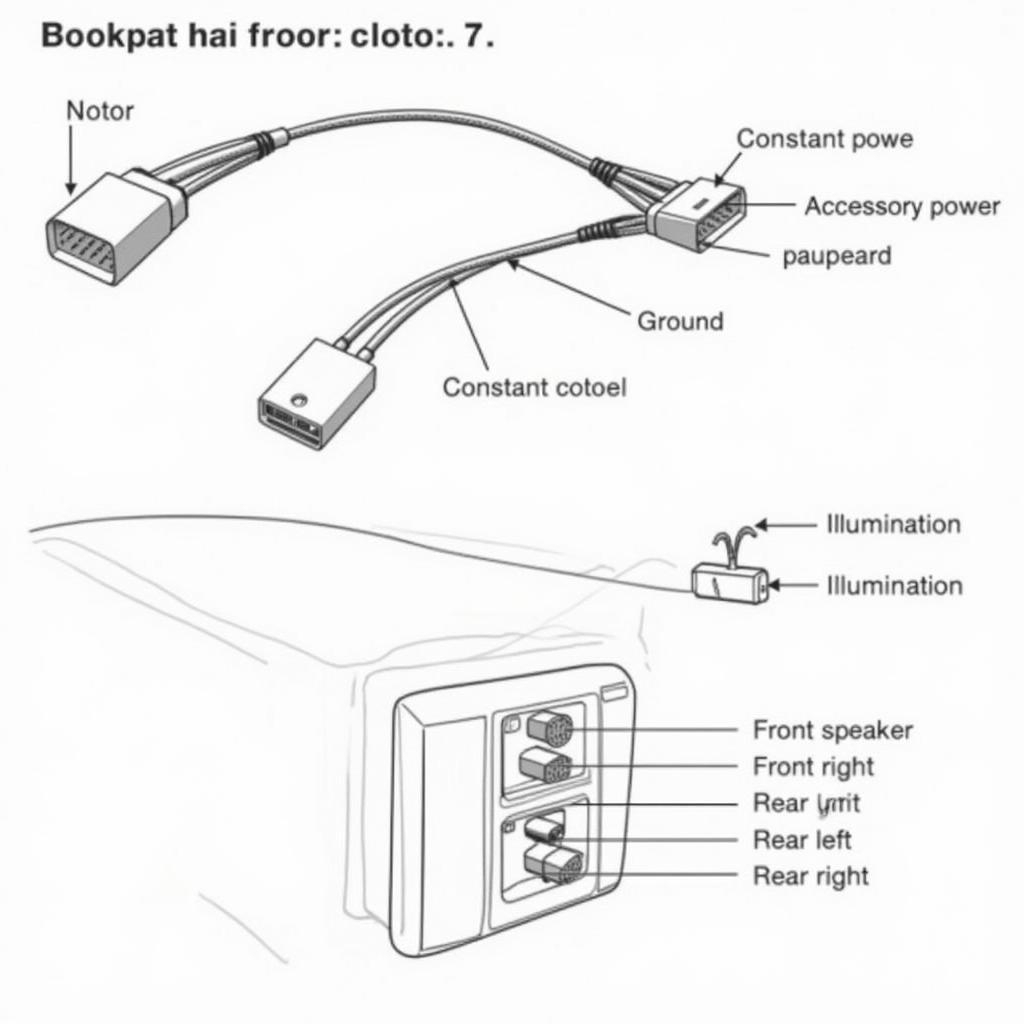 Panasonic 16-Pin Wiring Harness Diagram