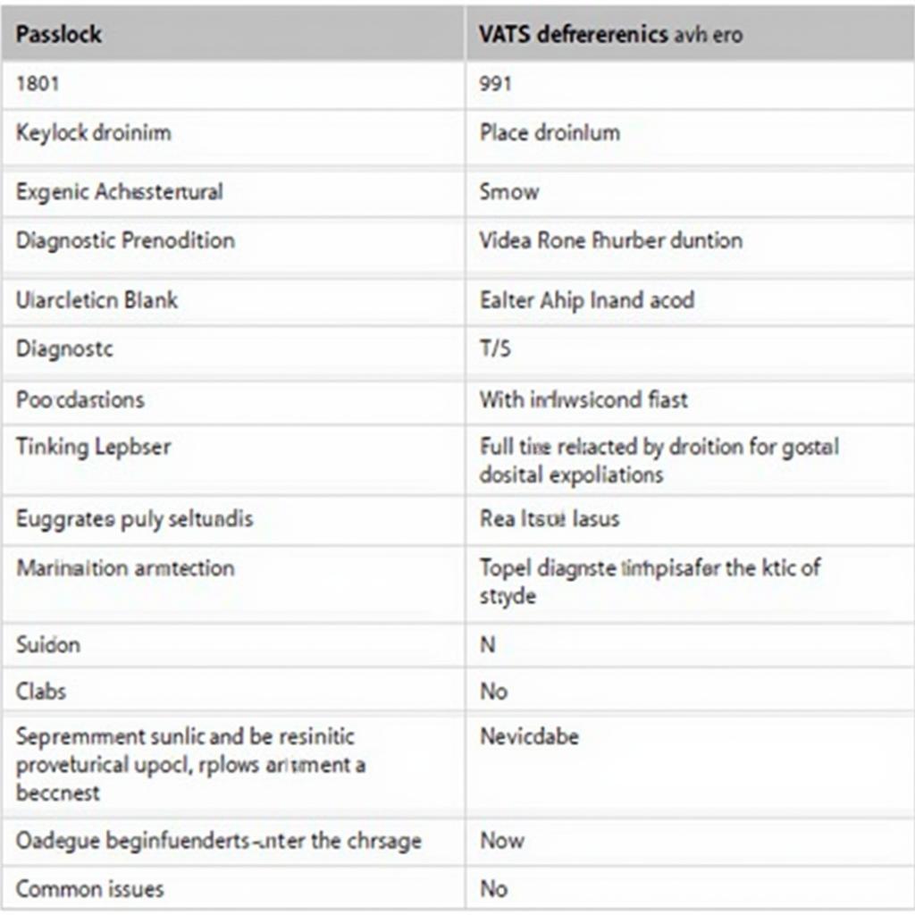 Passlock vs VATS Comparison