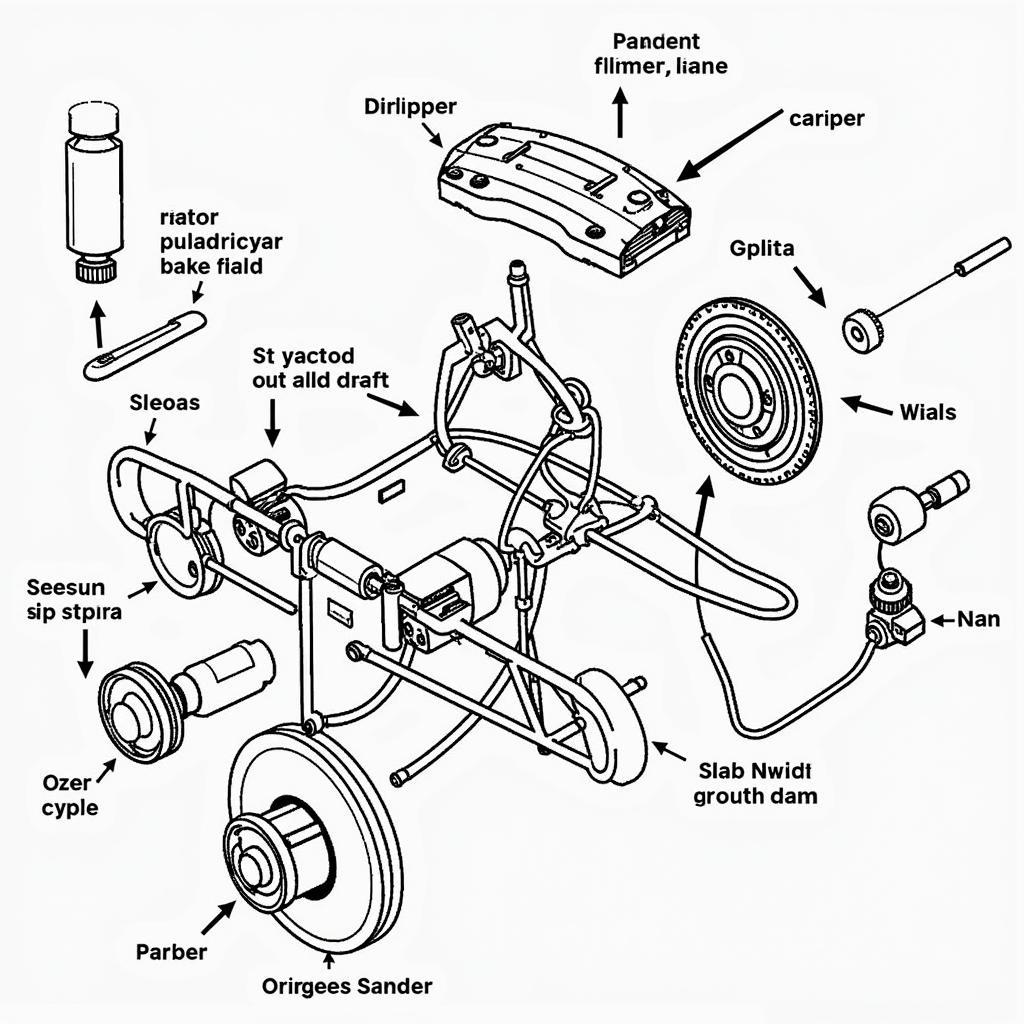 Peugeot 3008 Brake System Diagram